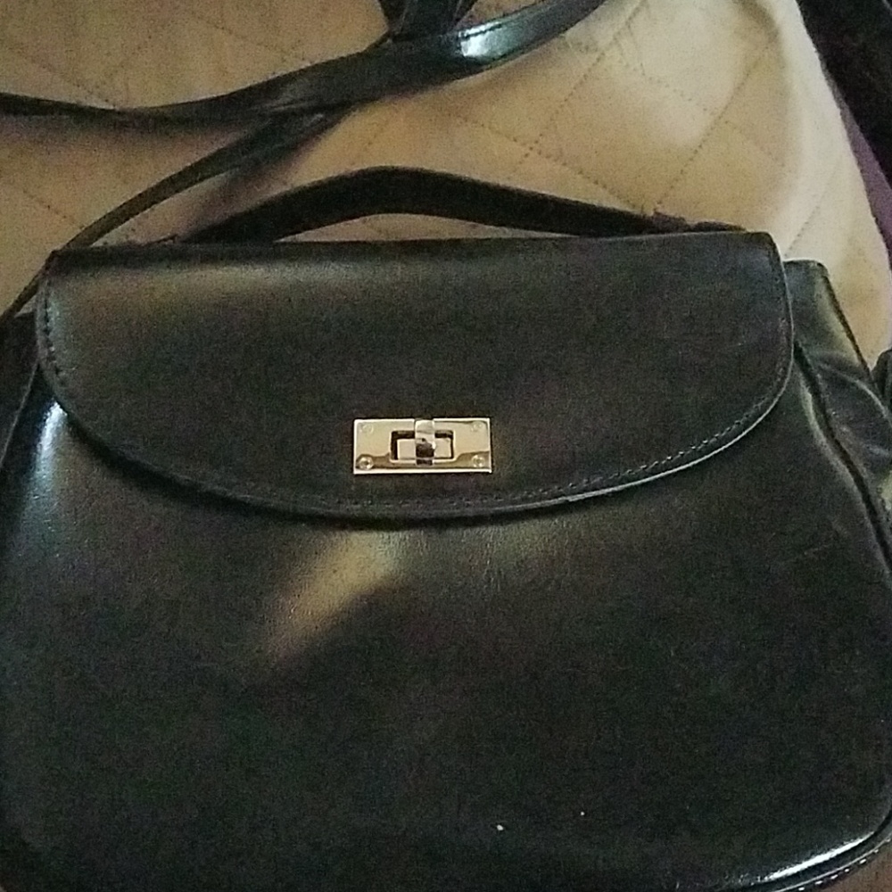 Small black shoulder or hand bag